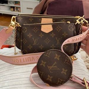 Multi pouchette accessoires light pink *Sold